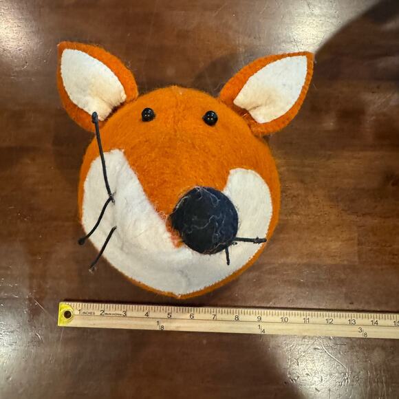 Felt Wool Faux Trophy / Taxidermy / Fox Head / Moose Head / Nursery / Wall Decor - Picture 5 of 9